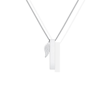Angel Wings Cremation Necklace - The Silver Goose SA