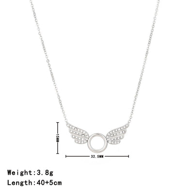 Angel Wings Necklace - The Silver Goose SA
