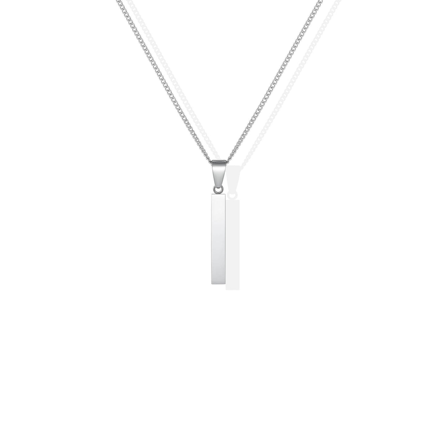 Bar Pendant Necklace - The Silver Goose SA
