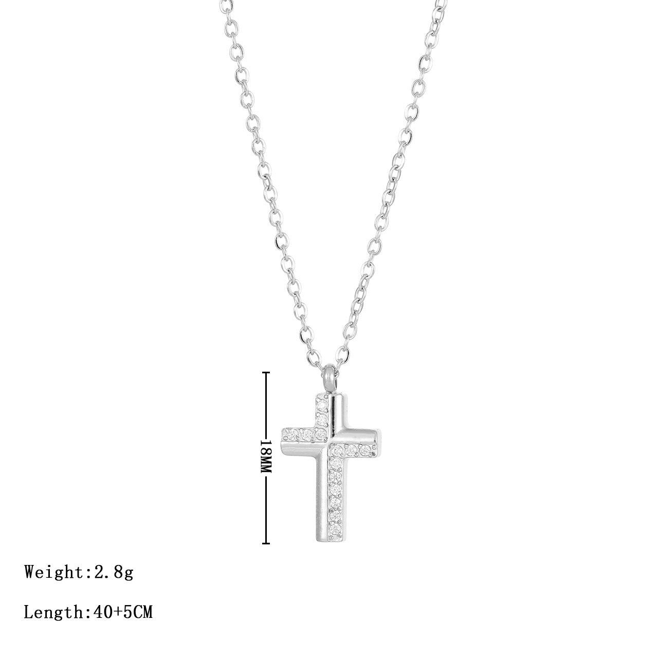 Cross Pendant Necklace - The Silver Goose SA
