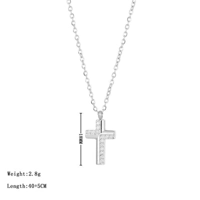 Cross Pendant Necklace - The Silver Goose SA