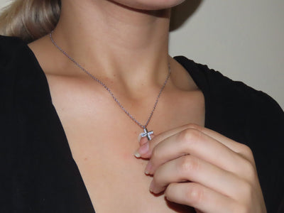 Cross Pendant Necklace - The Silver Goose SA