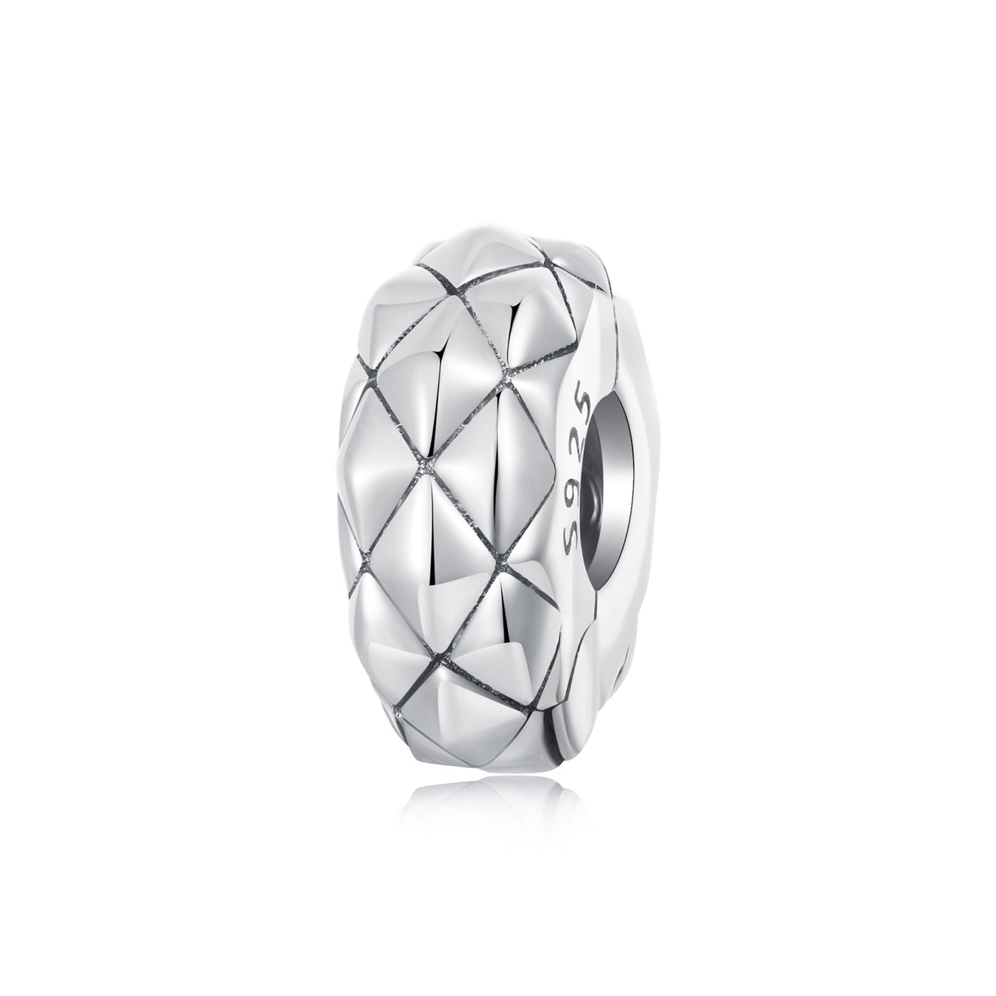 Diamoned Pattern Clip Stopper - The Silver Goose SA