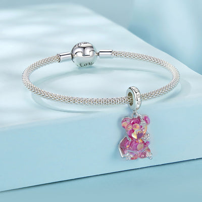 Dreamy Bear Pendant Charm - The Silver Goose SA
