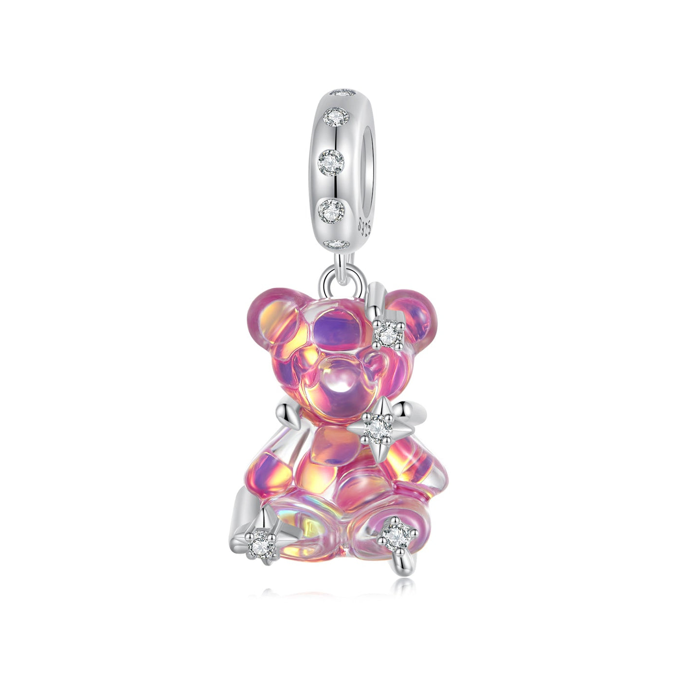 Dreamy Bear Pendant Charm - The Silver Goose SA