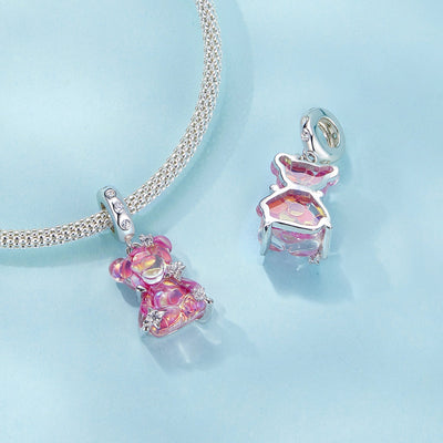 Dreamy Bear Pendant Charm - The Silver Goose SA