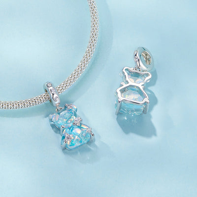 Dreamy Bear Pendant Charm - The Silver Goose SA