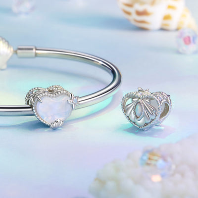Heart Ocean Charm - The Silver Goose SA