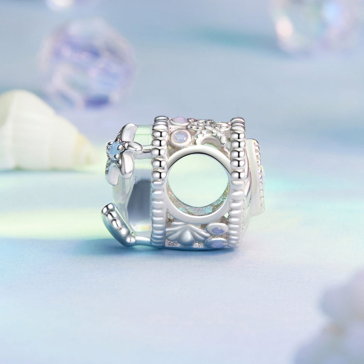 Heart Ocean Charm - The Silver Goose SA