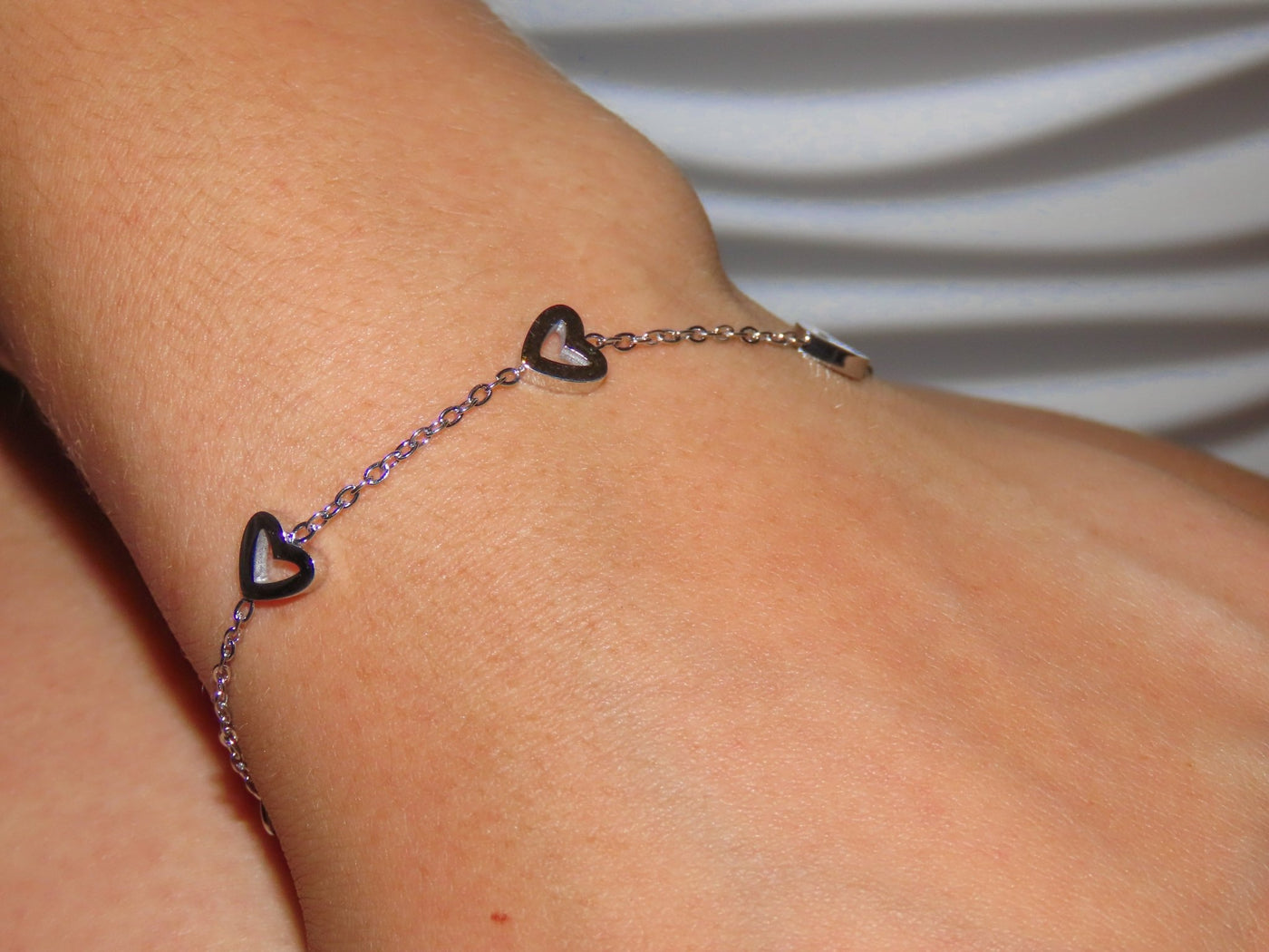 Hearts Strand Bracelet - The Silver Goose SA
