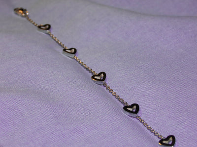 Hearts Strand Bracelet - The Silver Goose SA