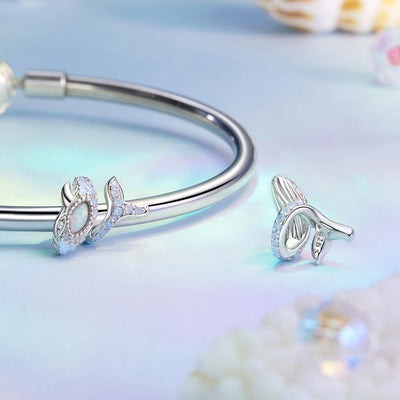 Pearly Whale Charm - The Silver Goose SA