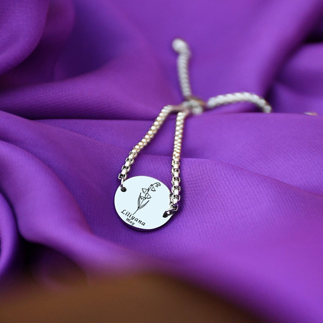 Personalized Tennis Bracelet - The Silver Goose SA