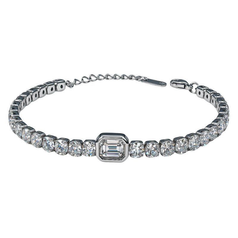 Radiant Stone Tennis Bracelet - The Silver Goose SA