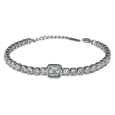 Radiant Stone Tennis Bracelet - The Silver Goose SA