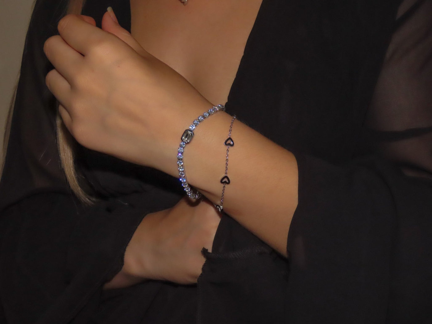 Radiant Stone Tennis Bracelet - The Silver Goose SA