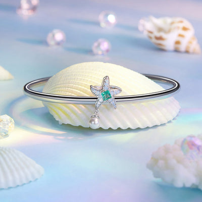 Starfish Pearl Charm - The Silver Goose SA