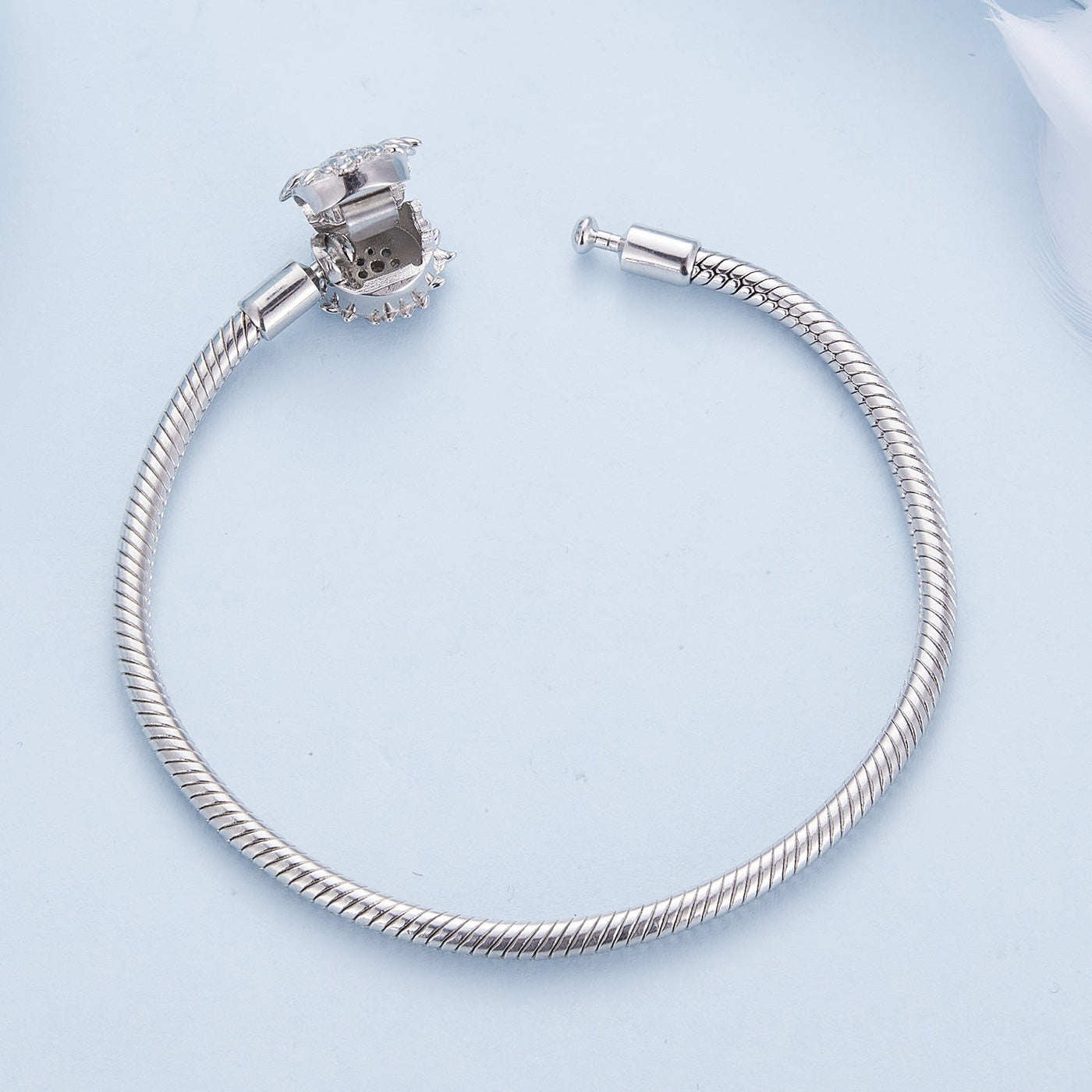 Sunflower Snake Chain Bracelet - The Silver Goose SA