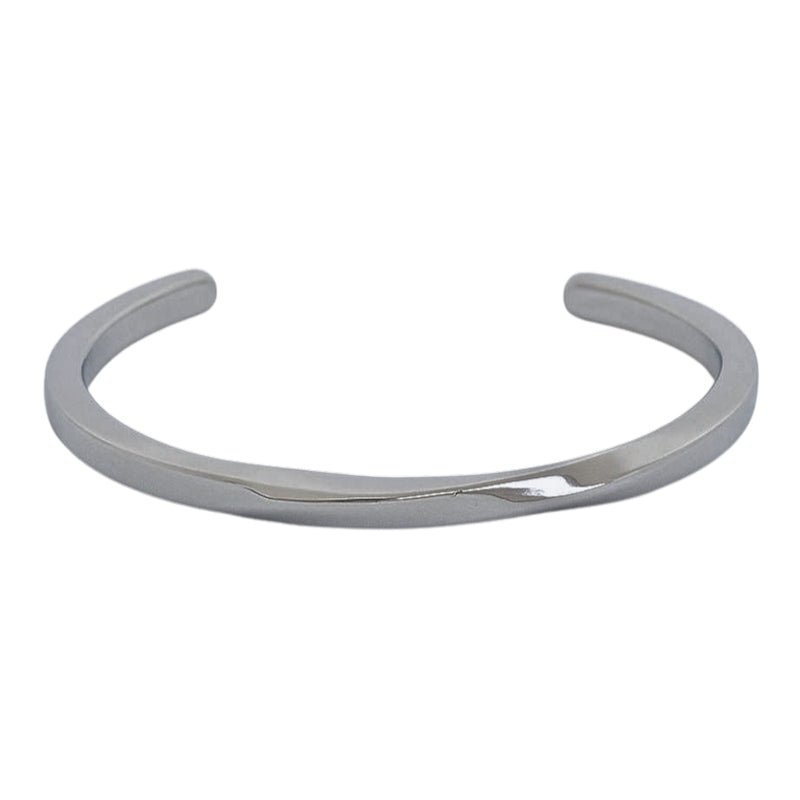 Twisted Open Bangle - The Silver Goose SA