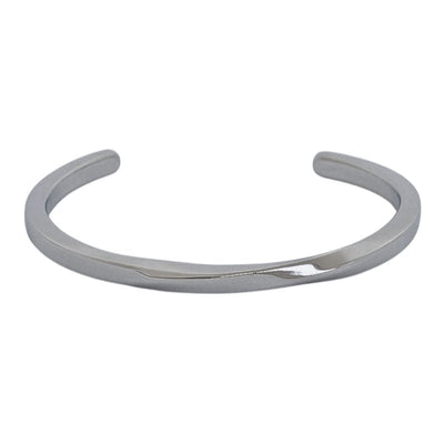 Twisted Open Bangle - The Silver Goose SA