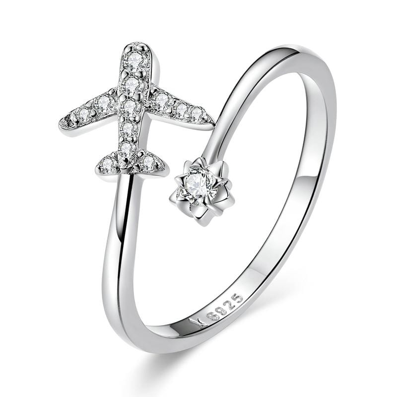 Aeroplane Ring - The Silver Goose SA
