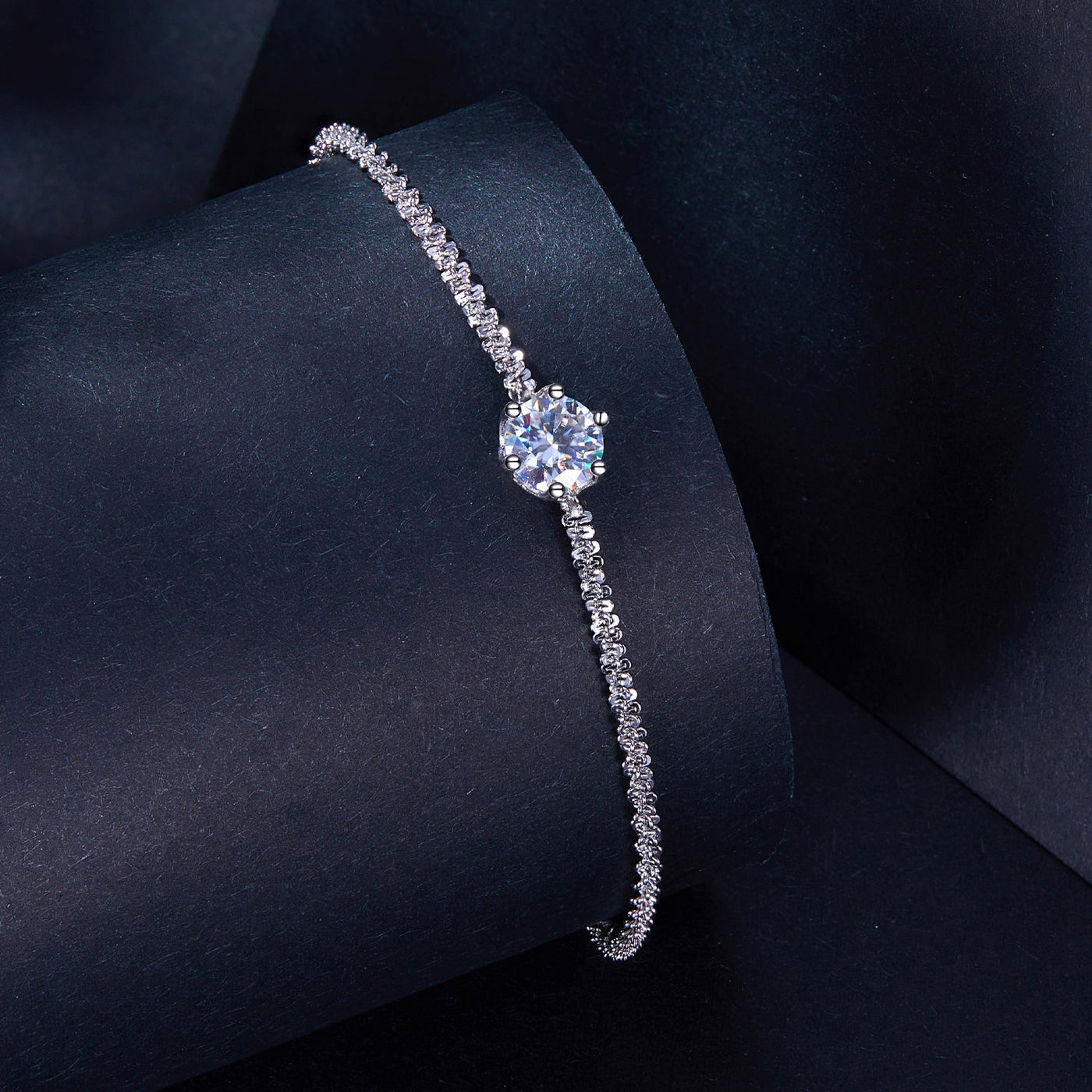 Alice Moissanite Strand Bracelet - The Silver Goose SA