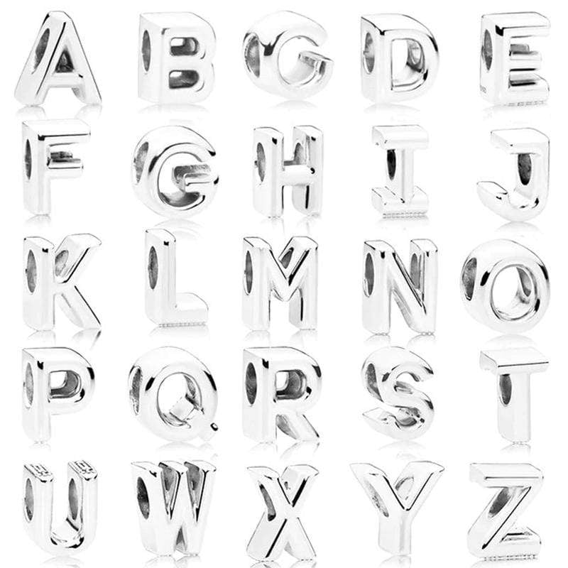 Alphabet Letters Charm - The Silver Goose SA