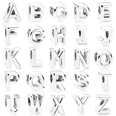 Alphabet Letters Charm - The Silver Goose SA