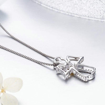 Angel Pendant Necklace - The Silver Goose SA