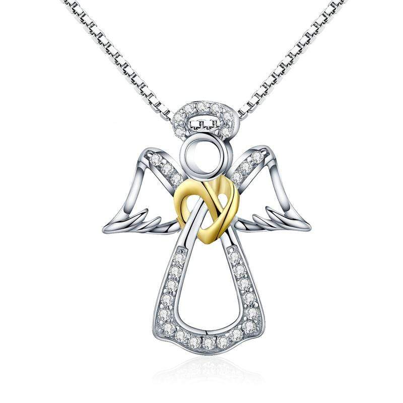 Angel Pendant Necklace - The Silver Goose SA