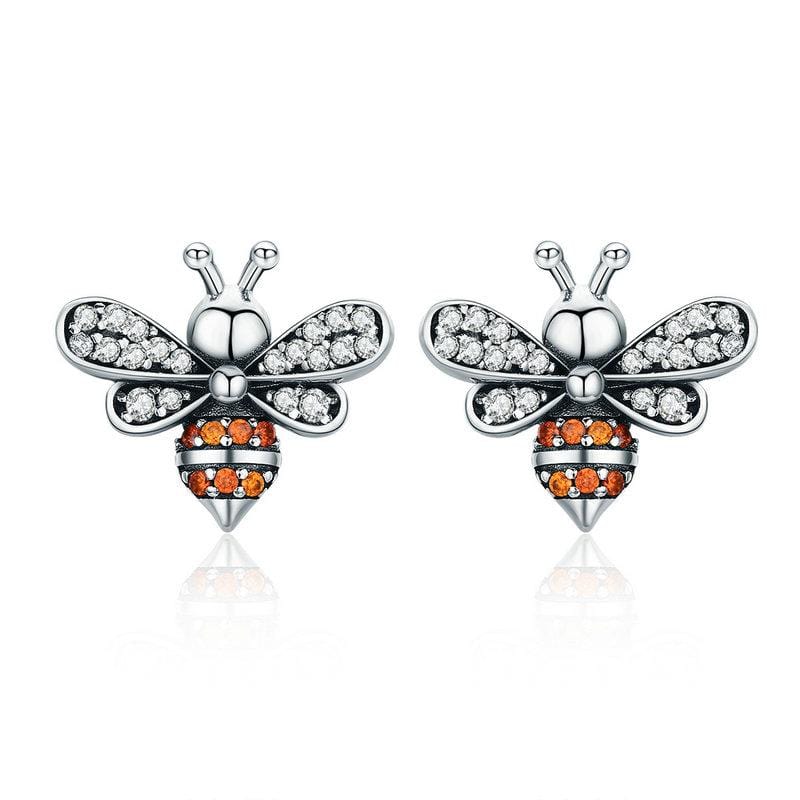 Bee Earrings - The Silver Goose SA