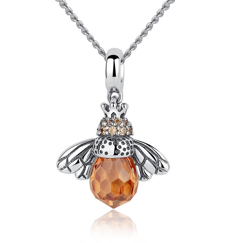 Bee Pendant Necklace - The Silver Goose SA
