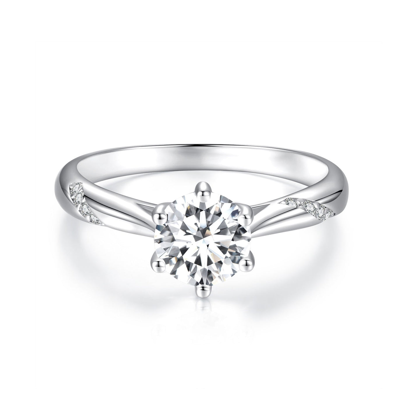 Belle Moissanite Ring - The Silver Goose SA