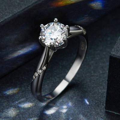 Belle Moissanite Ring - The Silver Goose SA