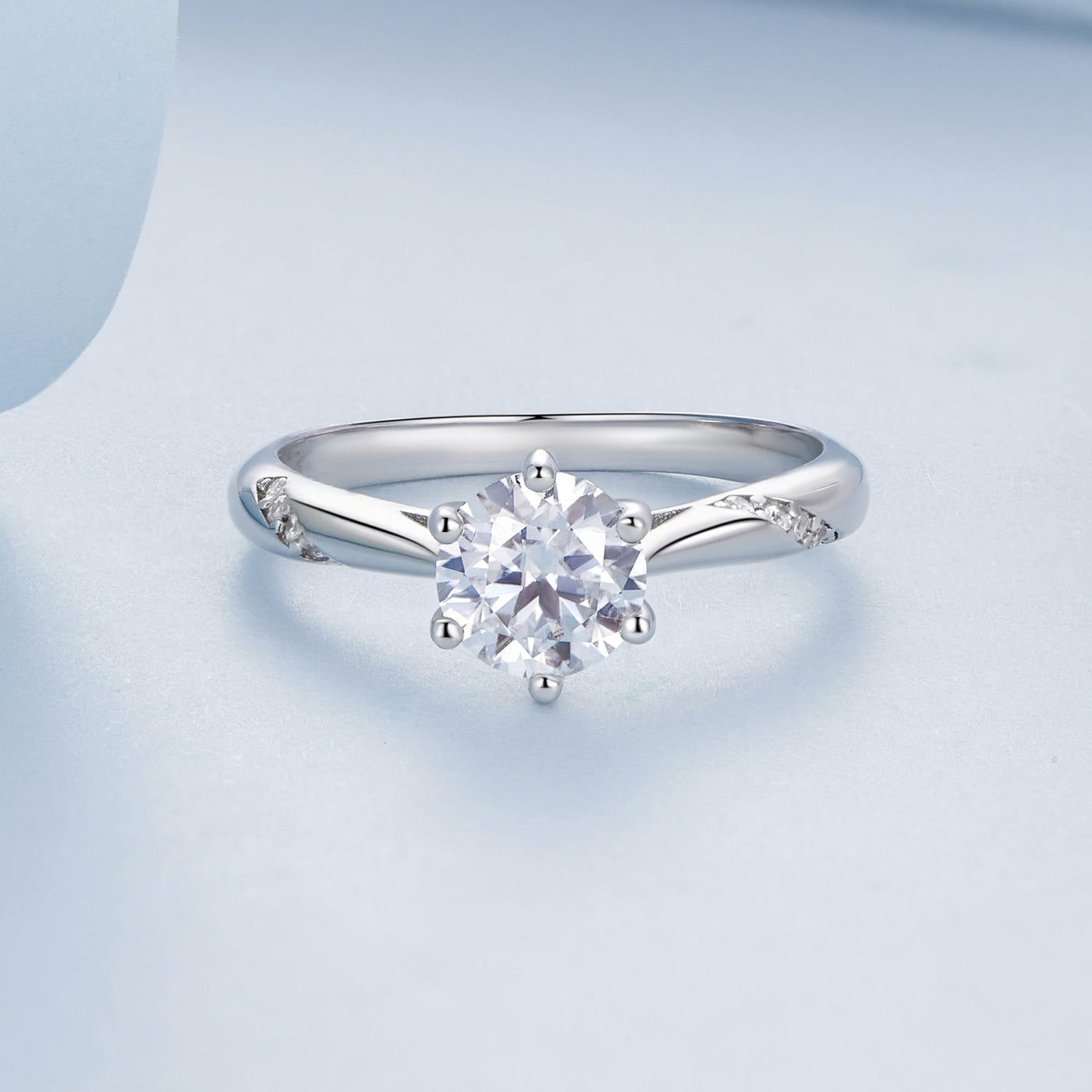 Belle Moissanite Ring - The Silver Goose SA