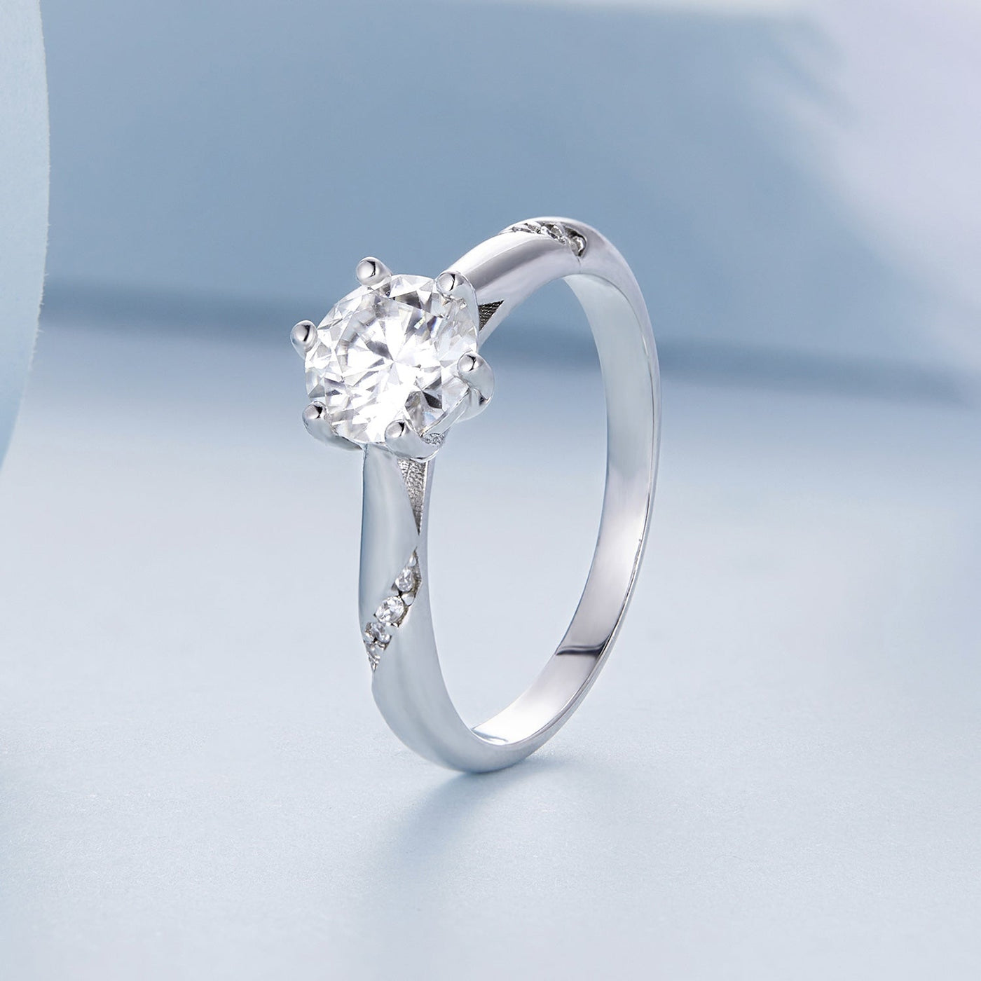 Belle Moissanite Ring - The Silver Goose SA