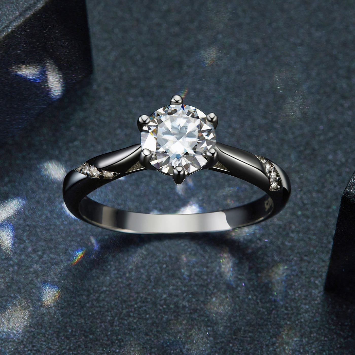 Belle Moissanite Ring - The Silver Goose SA