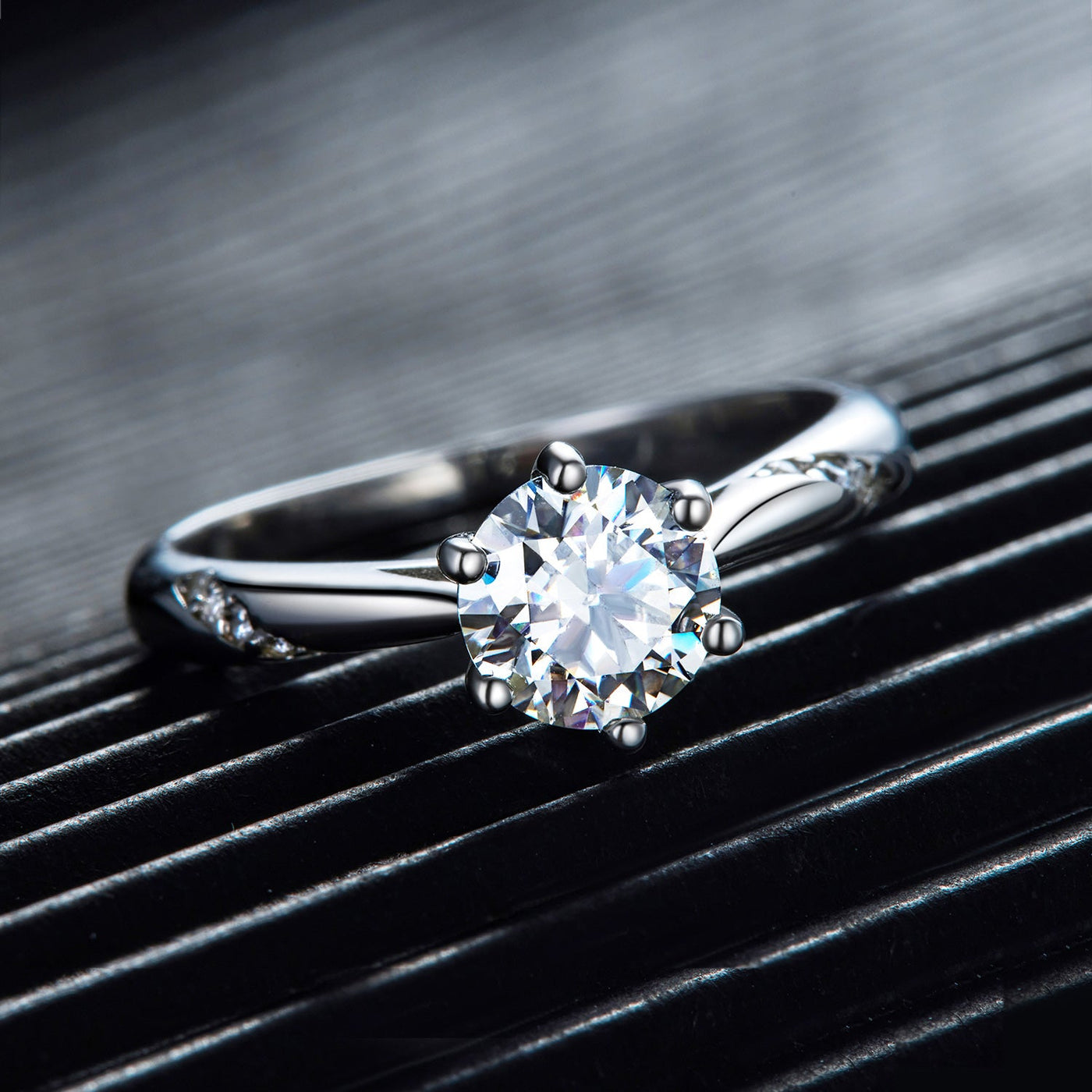 Belle Moissanite Ring - The Silver Goose SA