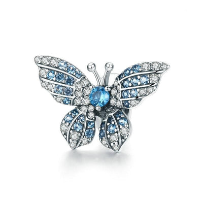 Blue Butterfly Stopper - The Silver Goose SA