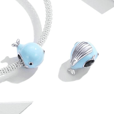 Blue Whale Charm - The Silver Goose SA