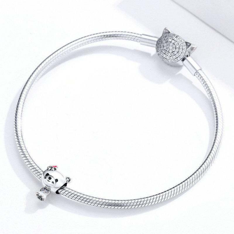 Bride Bear Charm - The Silver Goose SA