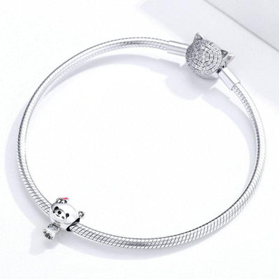 Bride Bear Charm - The Silver Goose SA