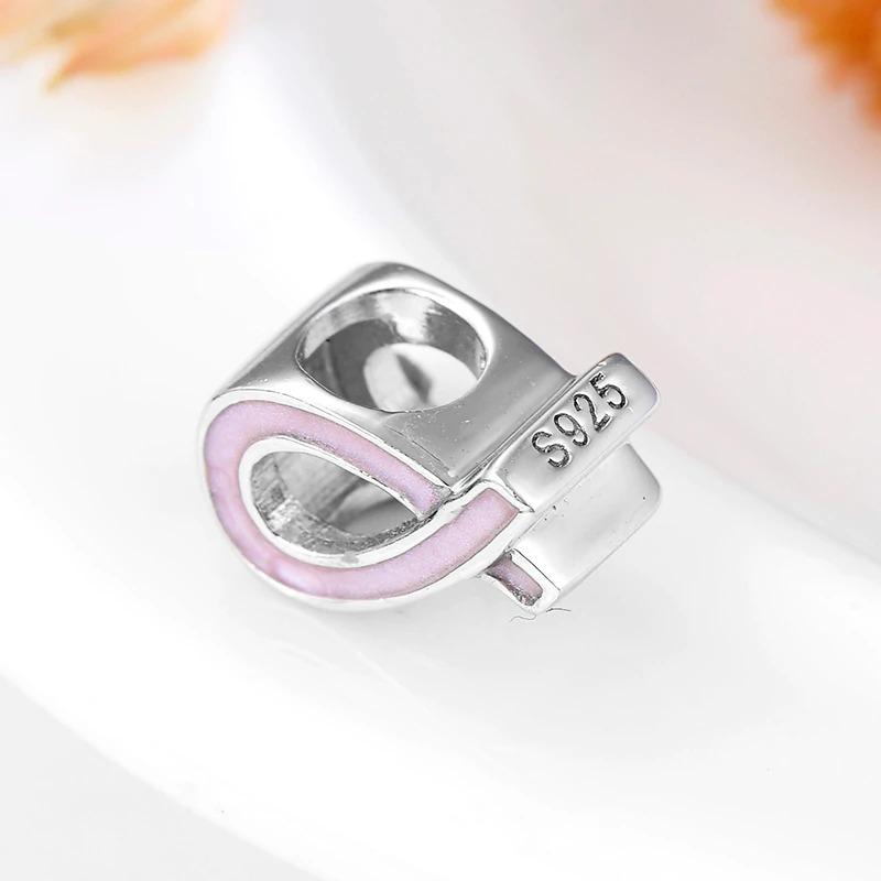 Cancer Ribbon Charm - The Silver Goose SA