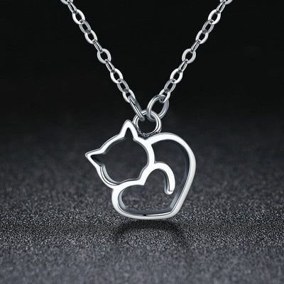 Cat Necklace - The Silver Goose SA