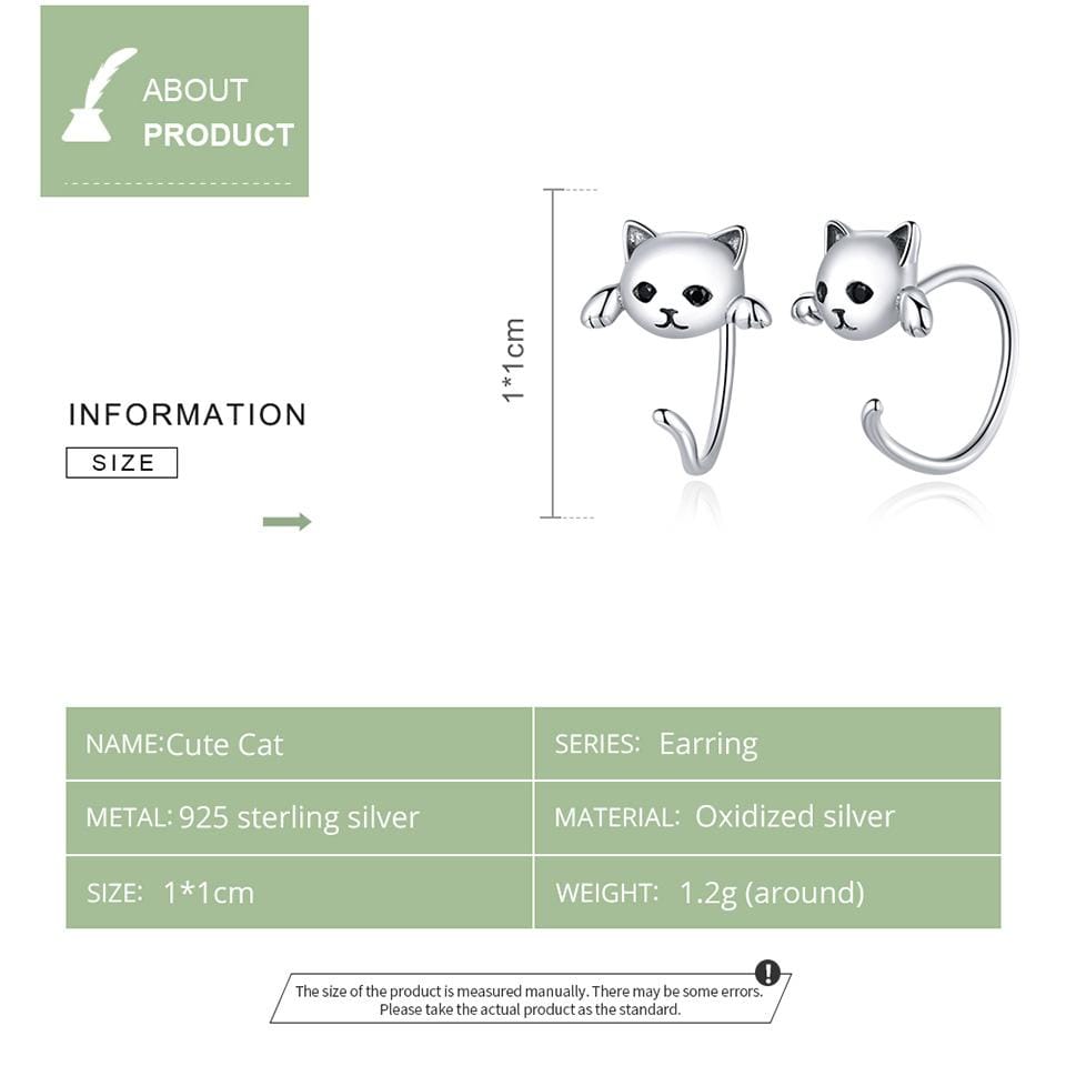 Cat Tail Earrings - The Silver Goose SA