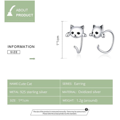 Cat Tail Earrings - The Silver Goose SA