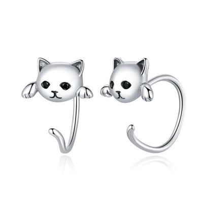 Cat Tail Earrings - The Silver Goose SA