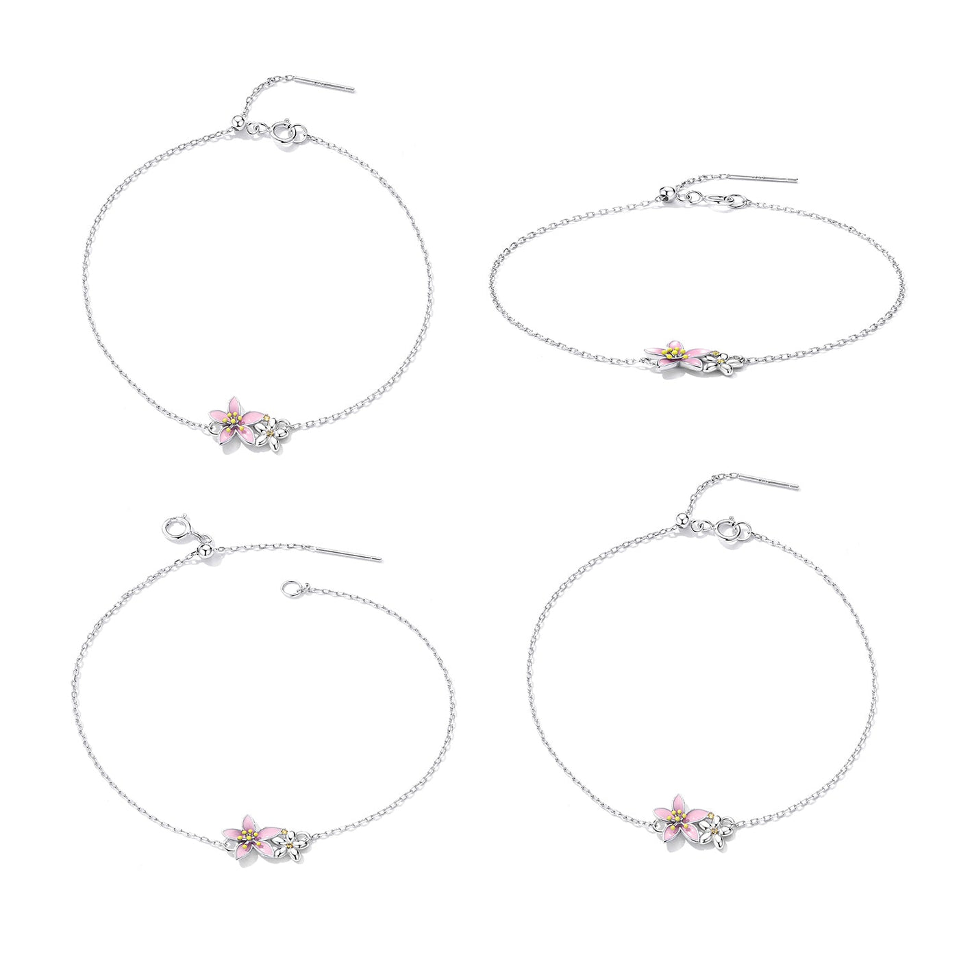 Cherry Blossom Strand Bracelet - The Silver Goose SA