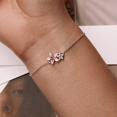 Cherry Blossom Strand Bracelet - The Silver Goose SA