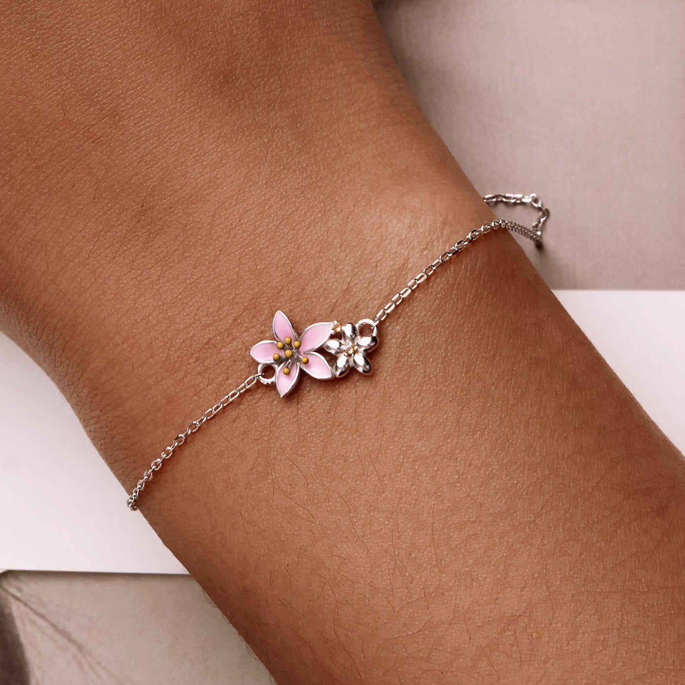 Cherry Blossom Strand Bracelet - The Silver Goose SA